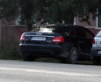 Patronul clubului Vox din Salonta, prins circulând cu un Audi A6 cu numere false